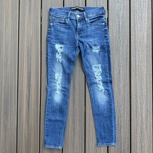 Express Mid Rise Denim Leggings